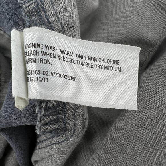 GAP Mens 100% Cotton Dark Gray Cargo Shorts Size 32 x 11 - Picture 8 of 8